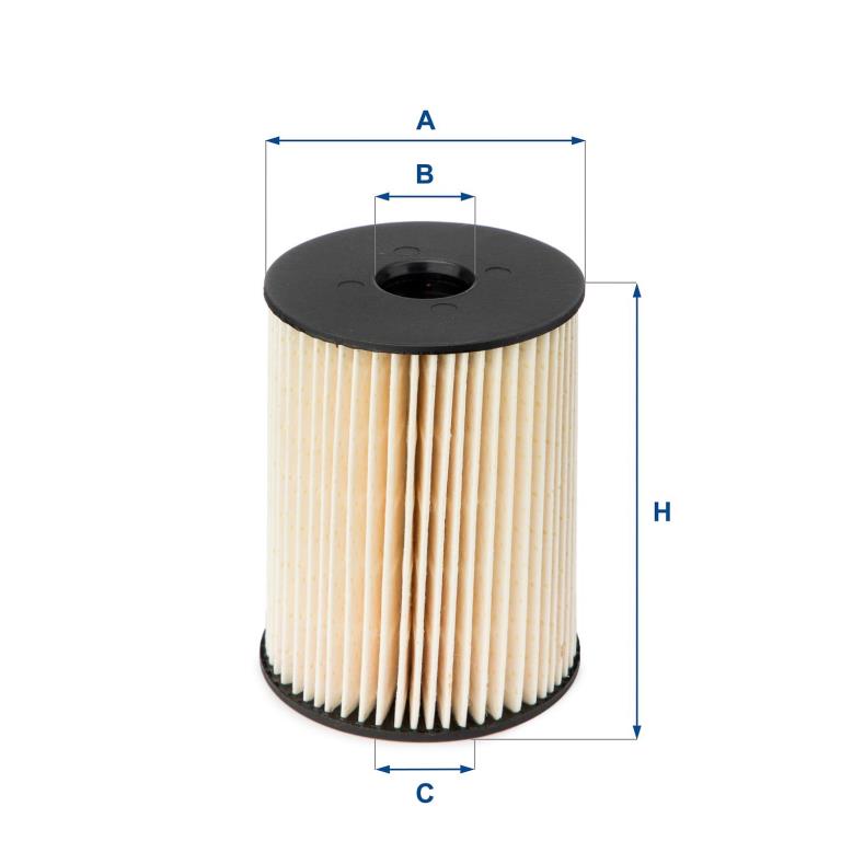 Filtre à carburant (Filtre à gasoil) UFI Filters ref. 26.054.00