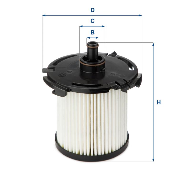Filtre à carburant (Filtre à gasoil) UFI Filters 26.074.00