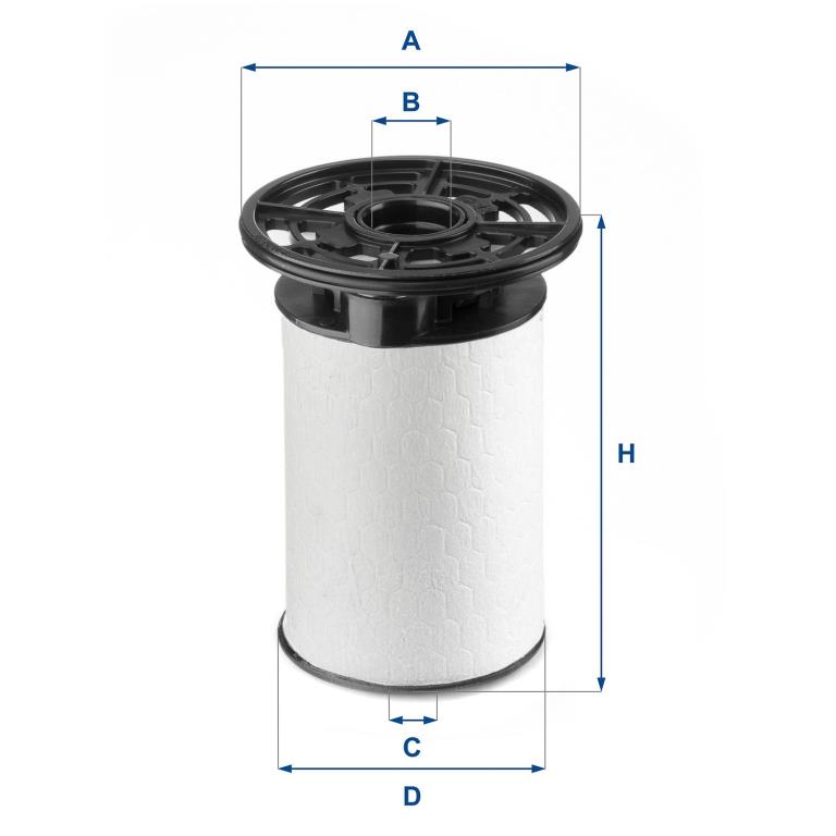 Filtre à carburant (Filtre à gasoil) UFI Filters ref. 26.076.01