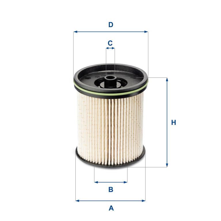 Filtre à carburant (Filtre à gasoil) UFI Filters ref. 26.122.00