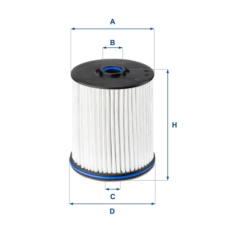 Filtro de combustível UFI Filters 26.E2X.01