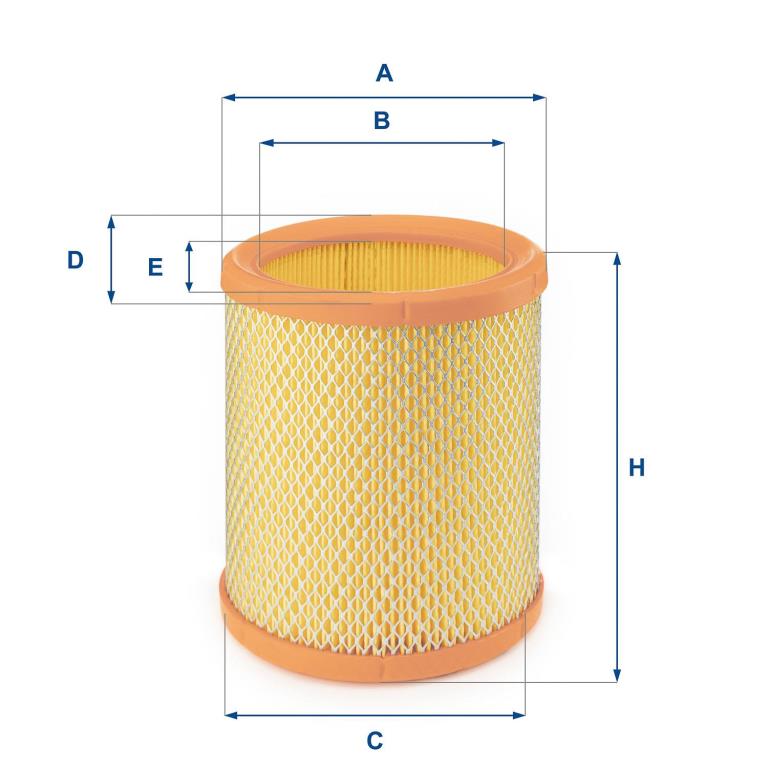 Filtre à air UFI Filters ref. 27.196.00