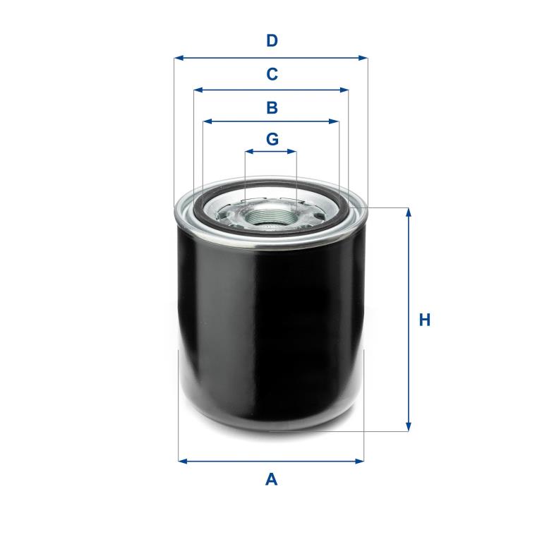 Cartouche de dessicateur, système d'air comprimé UFI Filters ref. 27.A66.00