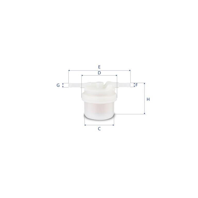 Filtre à carburant (Filtre à gasoil) UFI Filters 31.005.00