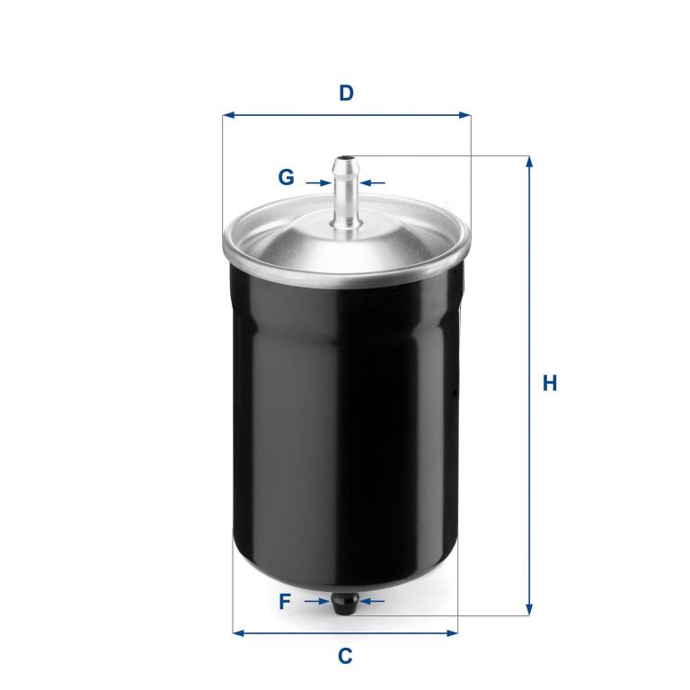 Filtre à carburant (Filtre à gasoil) UFI Filters ref. 31.500.00