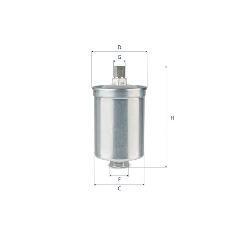 Filtre à carburant (Filtre à gasoil) UFI Filters ref. 31.503.00