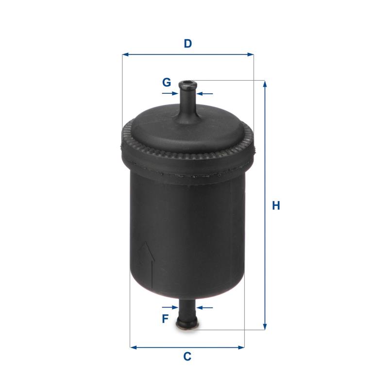 Filtre à carburant (Filtre à gasoil) UFI Filters ref. 31.512.00