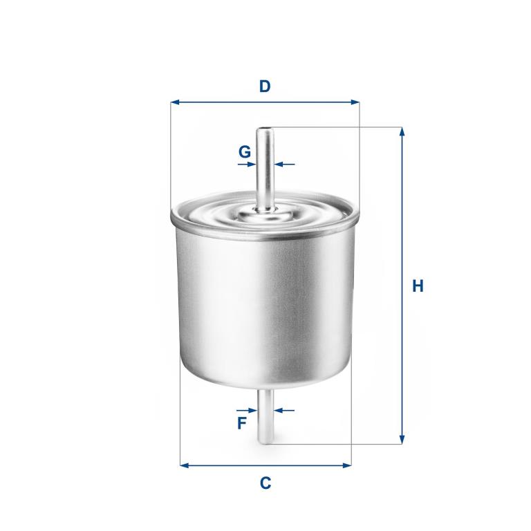 Filtre à carburant (Filtre à gasoil) UFI Filters ref. 31.514.00