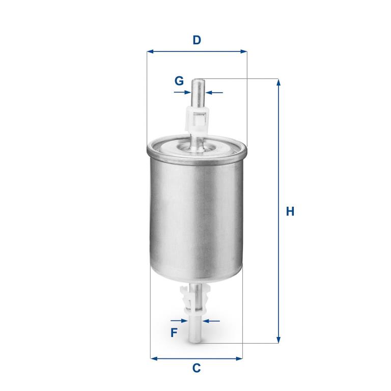 Filtre à carburant (Filtre à gasoil) UFI Filters ref. 31.515.00