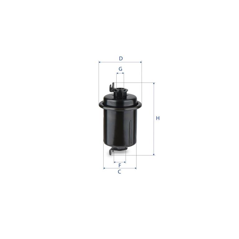 Filtre à carburant (Filtre à gasoil) UFI Filters ref. 31.550.00