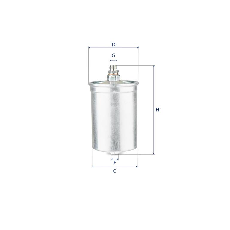 Filtre à carburant (Filtre à gasoil) UFI Filters ref. 31.563.00