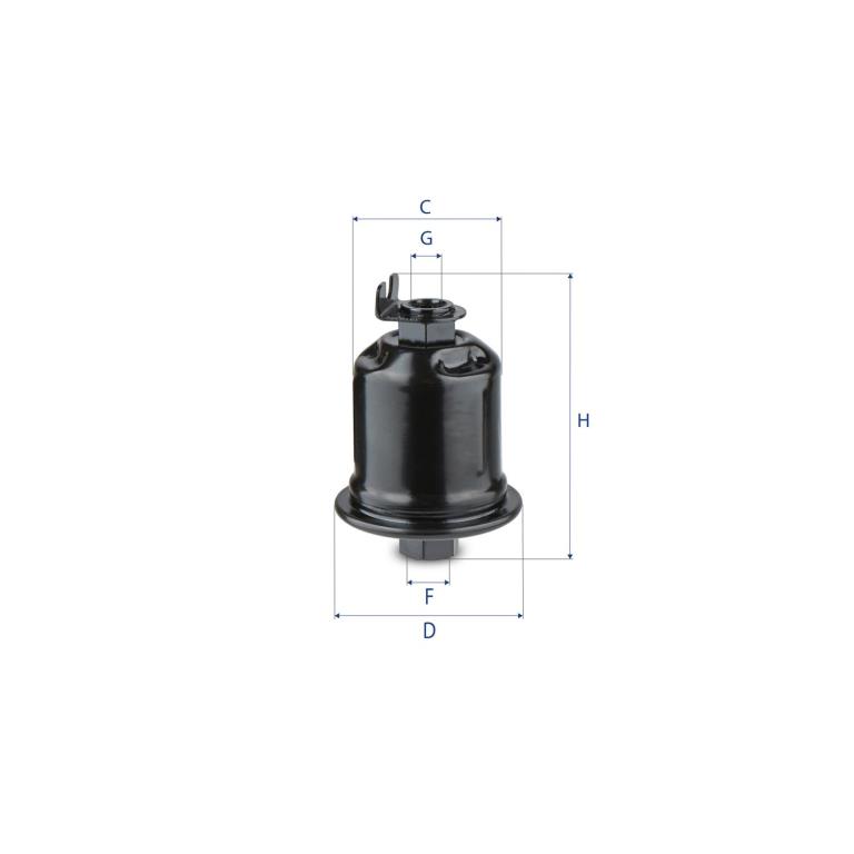 Filtre à carburant (Filtre à gasoil) UFI Filters ref. 31.592.00