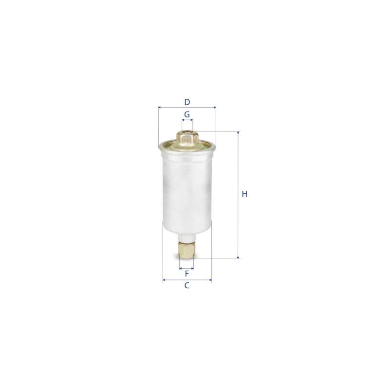 Filtre à carburant (Filtre à gasoil) UFI Filters ref. 31.594.00