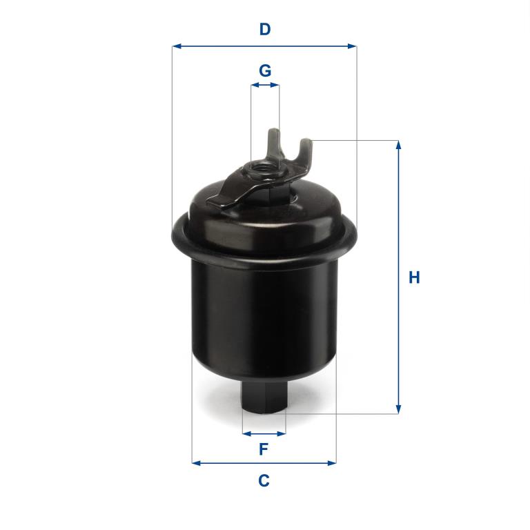 Filtre à carburant (Filtre à gasoil) UFI Filters ref. 31.621.00