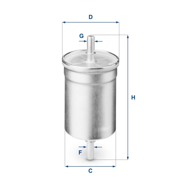 Filtre à carburant (Filtre à gasoil) UFI Filters ref. 31.710.00