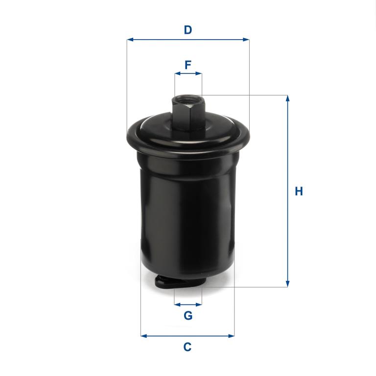 Filtre à carburant (Filtre à gasoil) UFI Filters ref. 31.712.00