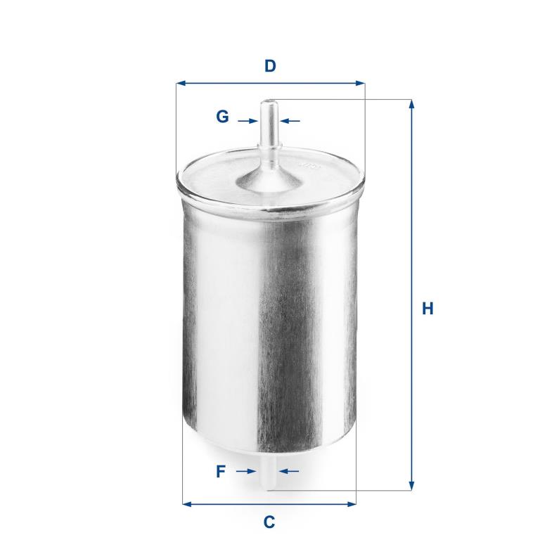 Filtre à carburant (Filtre à gasoil) UFI Filters ref. 31.718.00