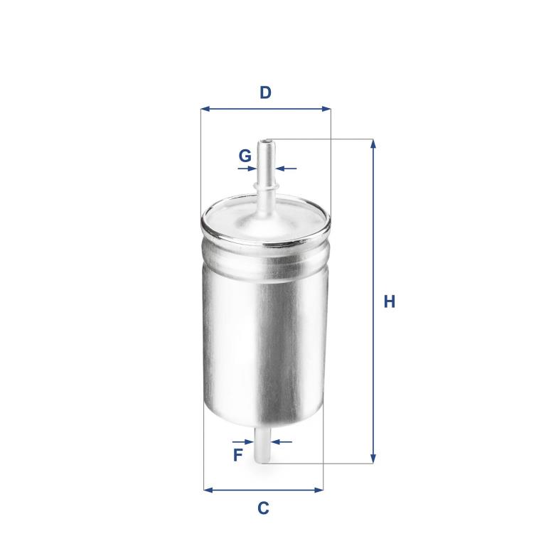 Filtre à carburant (Filtre à gasoil) UFI Filters ref. 31.722.00