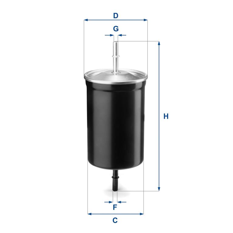 Filtre à carburant (Filtre à gasoil) UFI Filters ref. 31.747.00
