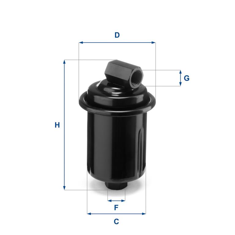 Filtre à carburant (Filtre à gasoil) UFI Filters ref. 31.749.00