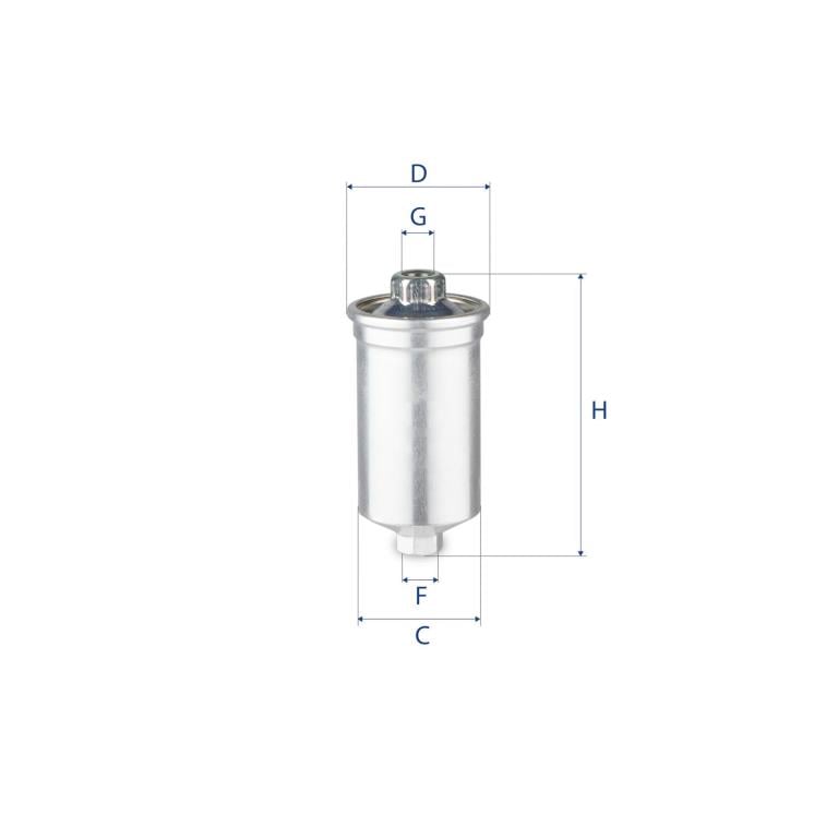 Filtre à carburant (Filtre à gasoil) UFI Filters ref. 31.770.00