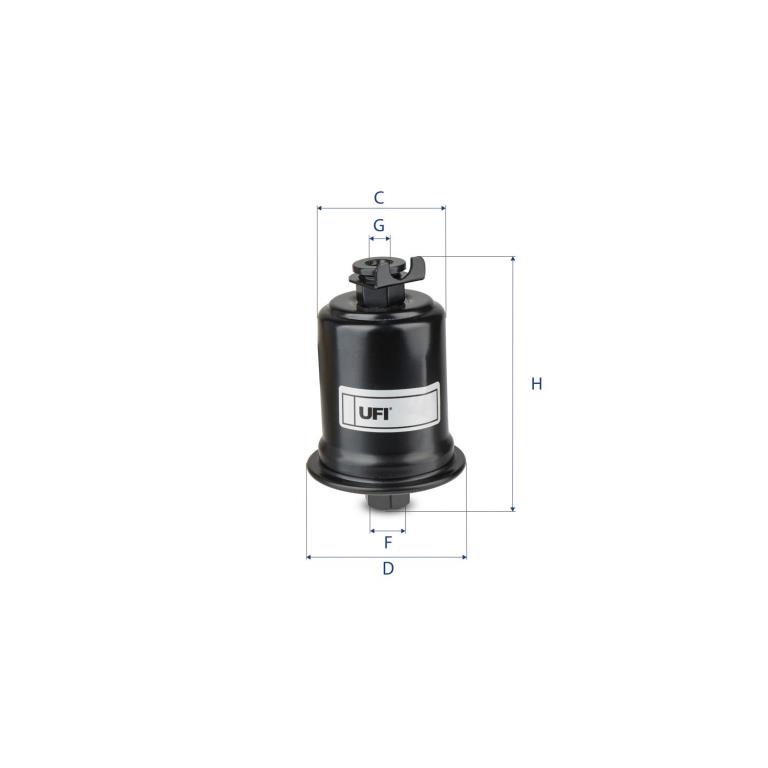 Filtre à carburant (Filtre à gasoil) UFI Filters ref. 31.775.00
