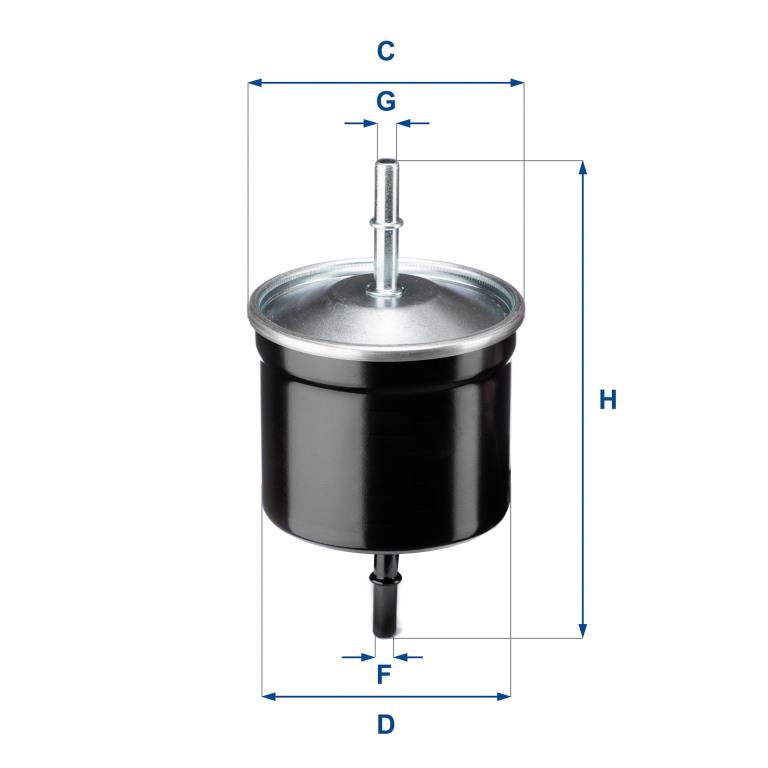 Filtre à carburant (Filtre à gasoil) UFI Filters ref. 31.811.00