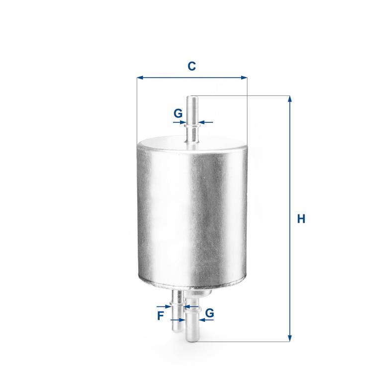 Filtre à carburant (Filtre à gasoil) UFI Filters 31.830.00