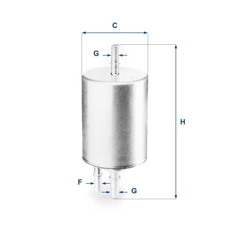 Filtre à carburant (Filtre à gasoil) UFI Filters ref. 31.831.00