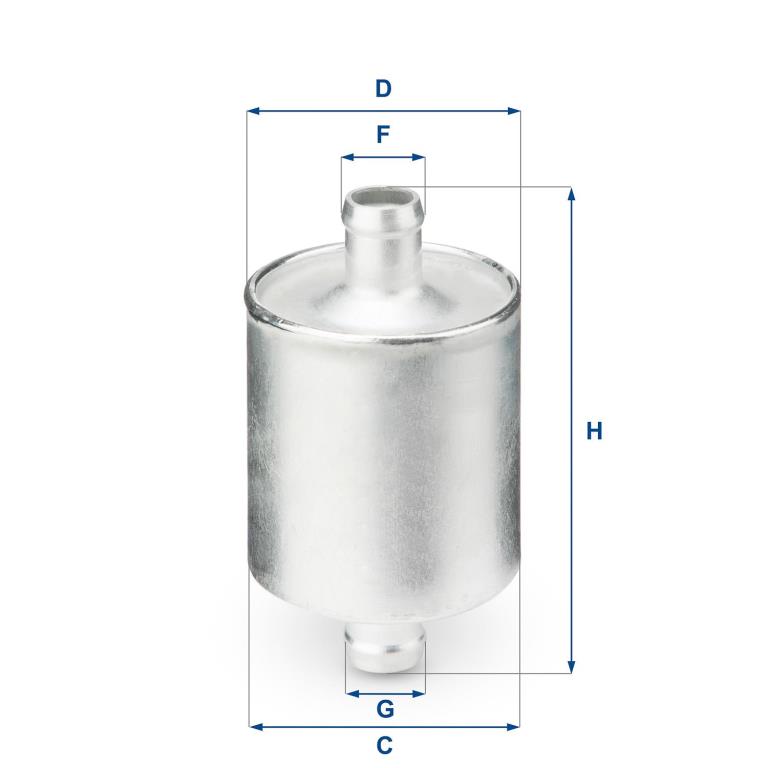 Filtre à carburant (Filtre à gasoil) UFI Filters ref. 31.836.00