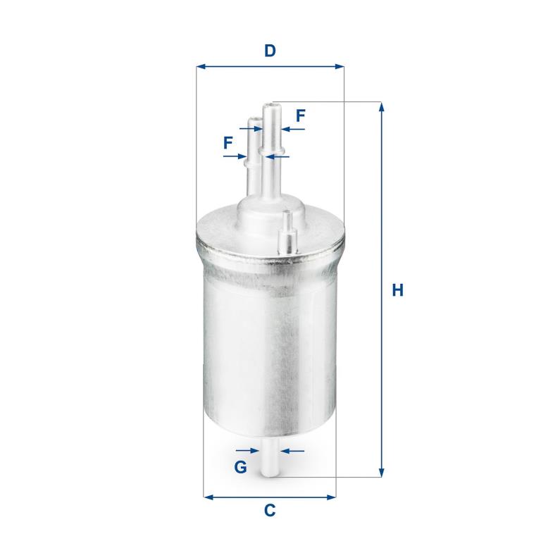 Filtre à carburant (Filtre à gasoil) UFI Filters ref. 31.840.00