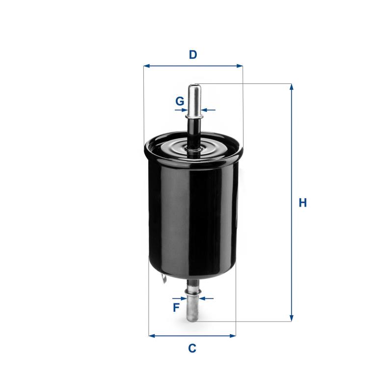 Filtre à carburant (Filtre à gasoil) UFI Filters ref. 31.843.00