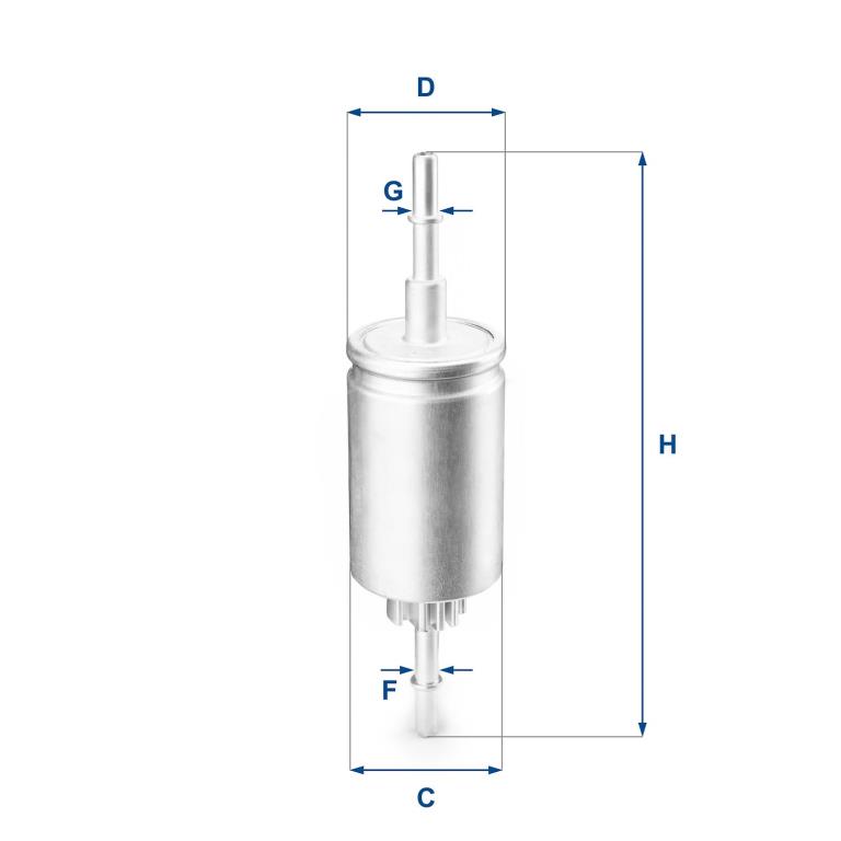 Filtre à carburant (Filtre à gasoil) UFI Filters ref. 31.844.00
