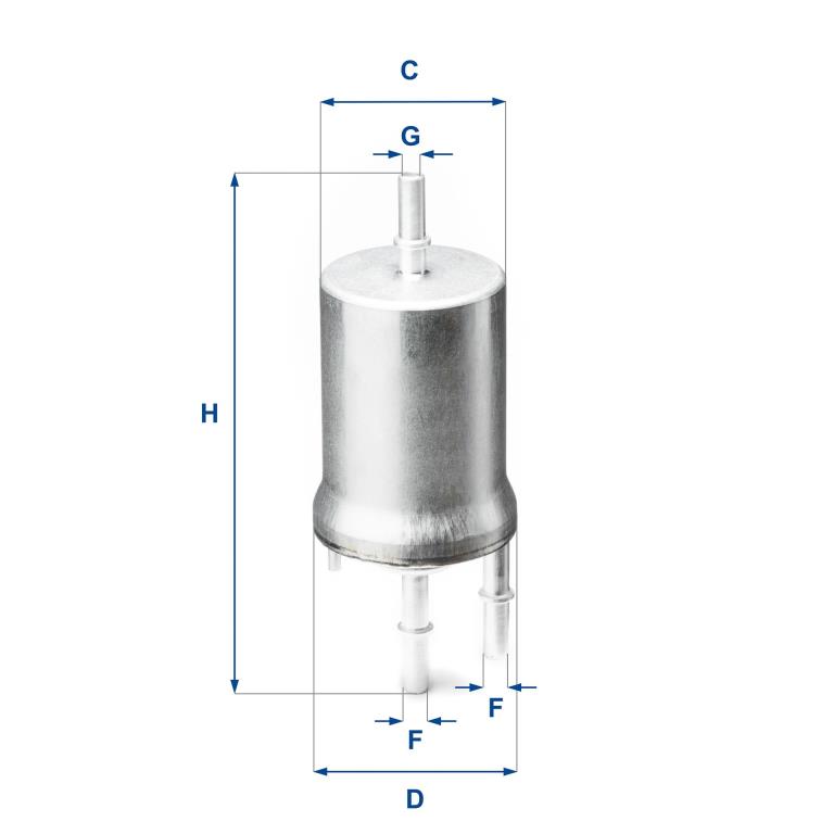 Filtre à carburant (Filtre à gasoil) UFI Filters ref. 31.845.00