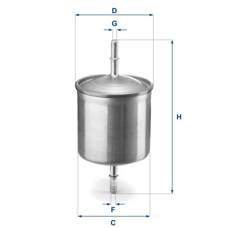 Filtre à carburant (Filtre à gasoil) UFI Filters ref. 31.846.00