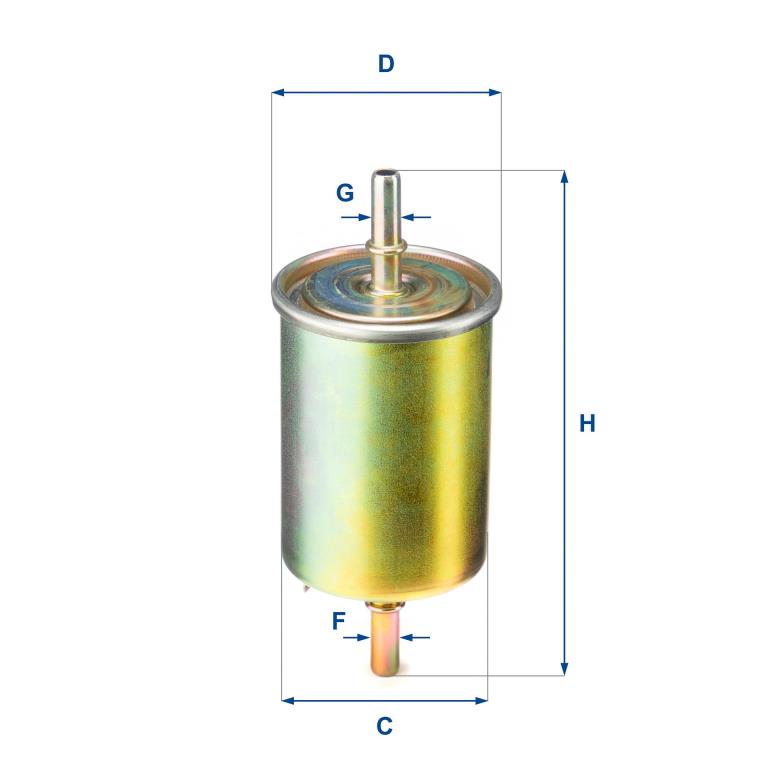 Filtre à carburant (Filtre à gasoil) UFI Filters ref. 31.850.00