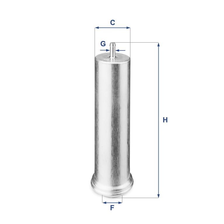 Filtre à carburant (Filtre à gasoil) UFI Filters ref. 31.851.00