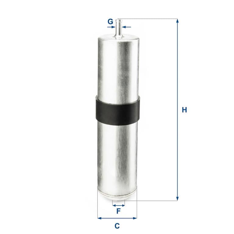 Filtre à carburant (Filtre à gasoil) UFI Filters ref. 31.857.04