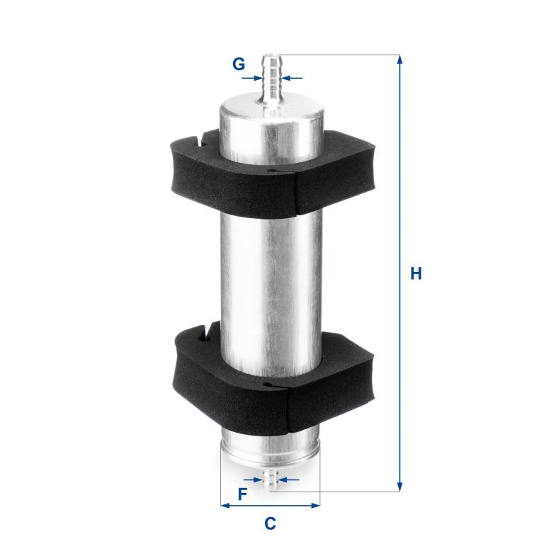 Filtre à carburant (Filtre à gasoil) UFI Filters 31.950.00