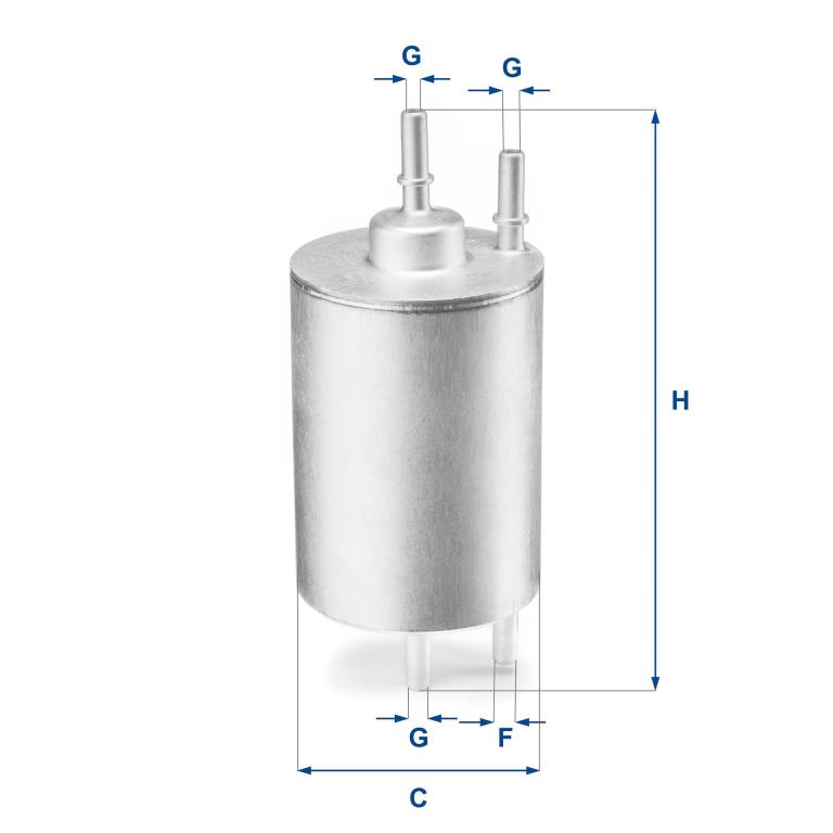 Filtre à carburant (Filtre à gasoil) UFI Filters ref. 31.958.00