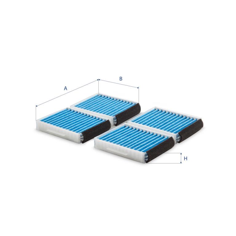 Filtre d'habitacle (Filtre à pollen) UFI Filters ref. 34.129.00