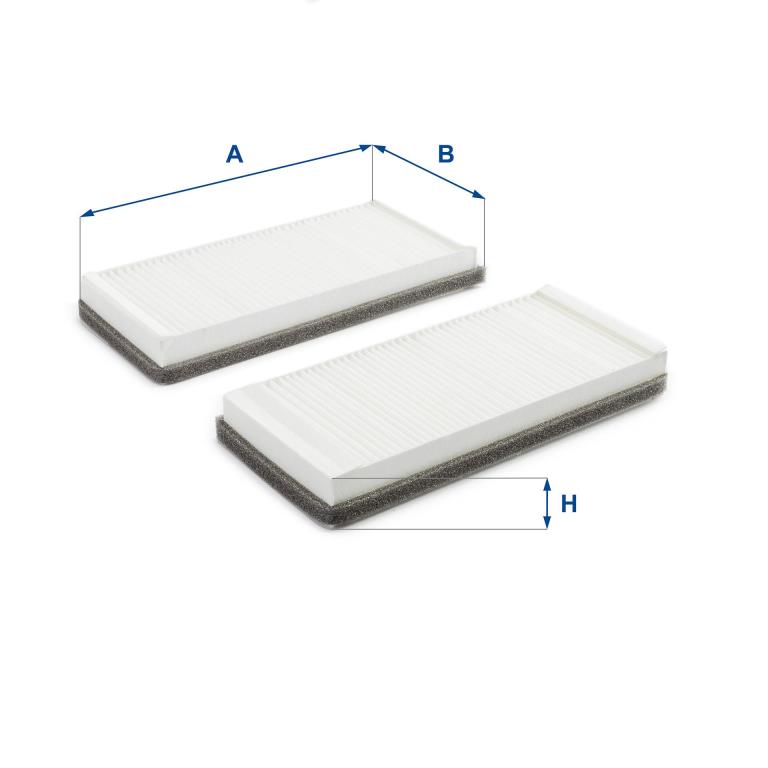 Filtre d'habitacle (Filtre à pollen) UFI Filters ref. 53.005.00