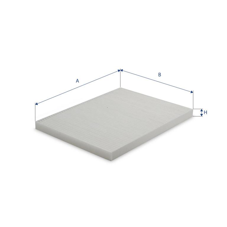 Filtre d'habitacle (Filtre à pollen) UFI Filters ref. 53.025.00