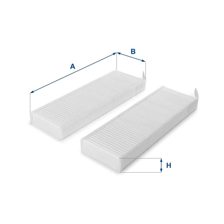 Filtre d'habitacle (Filtre à pollen) UFI Filters ref. 53.154.00