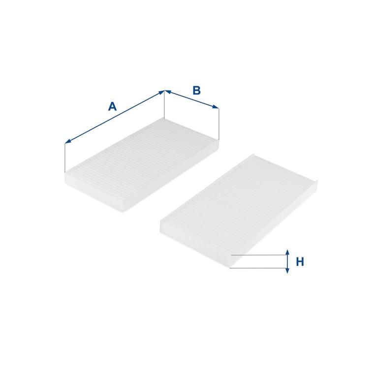 Filtre d'habitacle (Filtre à pollen) UFI Filters ref. 53.259.00
