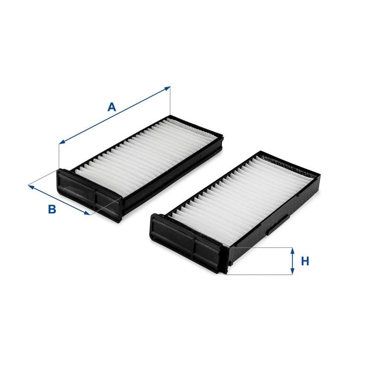 Filtre d'habitacle (Filtre à pollen) UFI Filters ref. 53.338.00