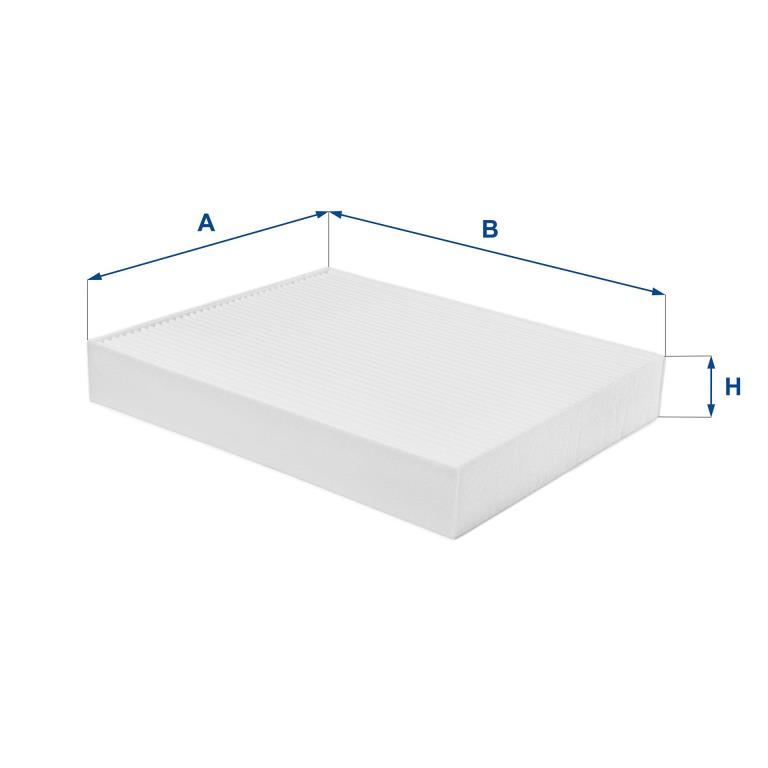 Filtre d'habitacle (Filtre à pollen) UFI Filters ref. 53.423.00