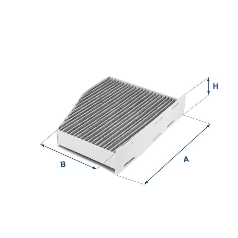 Filtre d'habitacle (Filtre à pollen) UFI Filters ref. 54.124.00
