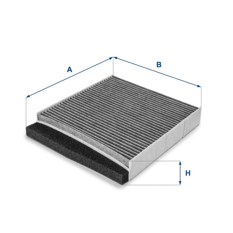 Filtre d'habitacle (Filtre à pollen) UFI Filters ref. 54.126.00