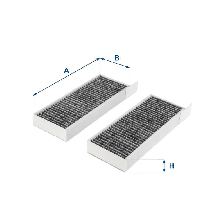 Filtre d'habitacle (Filtre à pollen) UFI Filters ref. 54.254.00